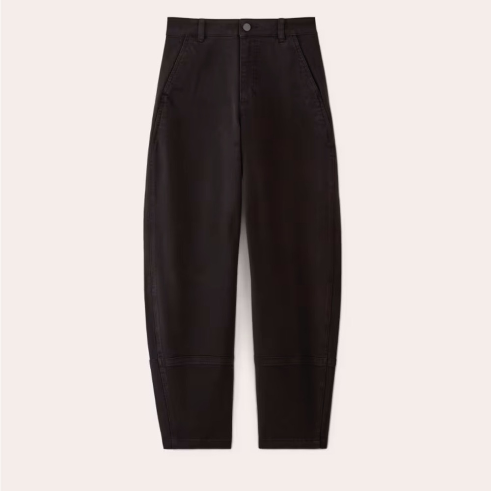 The Utility Barrel Pant—Black
